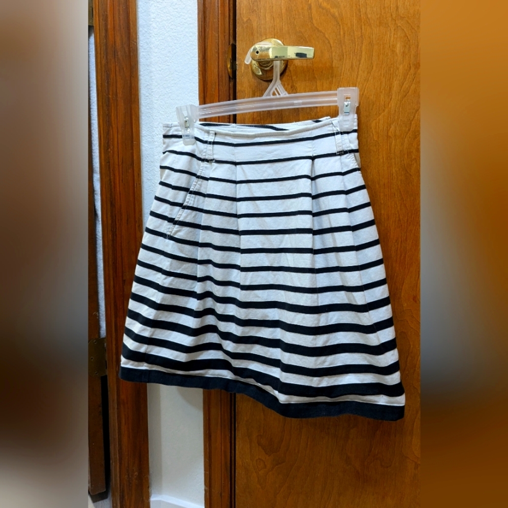 White House Black Market Striped Skirt